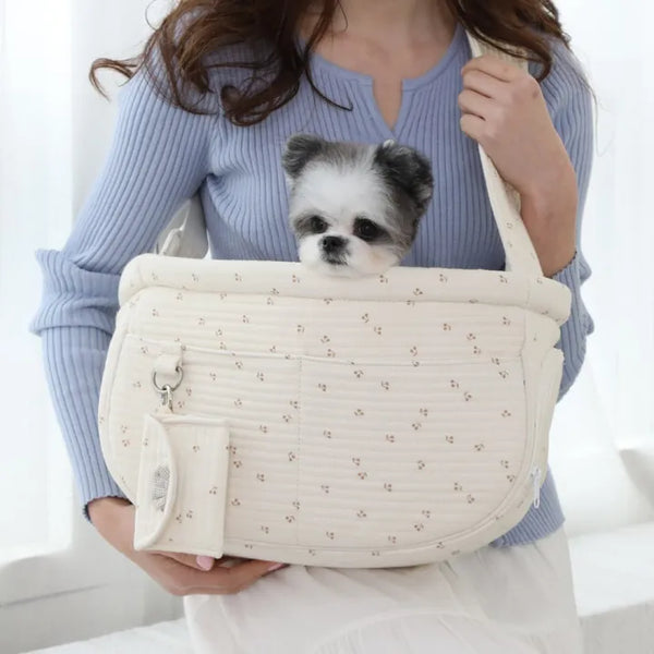 กระเป๋าสะพายสัตว์เลี้ยง Ritogato รุ่น Luna Slingbag สี Beige Size L